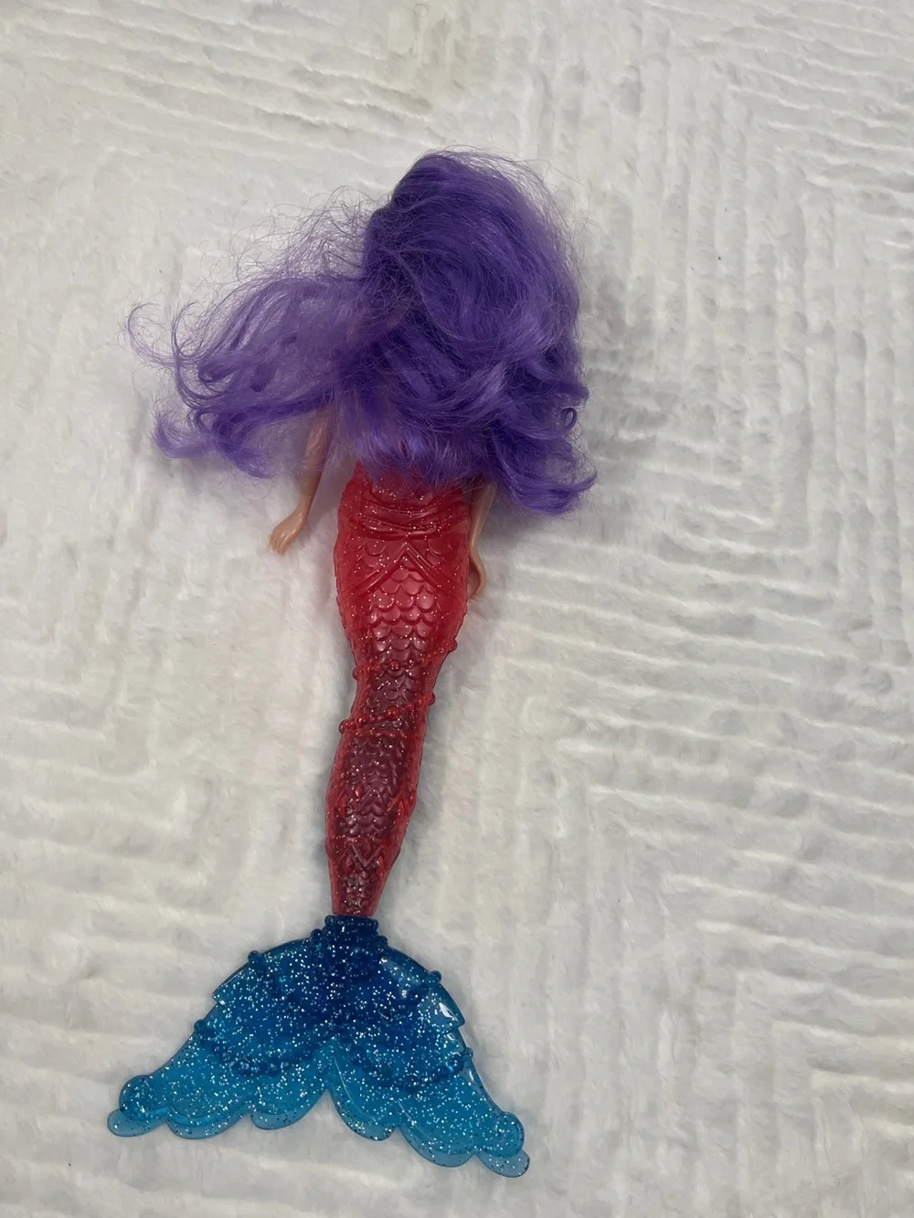 Purple-Haired Mermaid Doll‎ with Ombre Tail